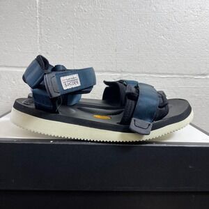 Suicoke Kisee-V Navy Blue Outdoor Sandals Hook & Loop Men's Size 9 US/8 UK